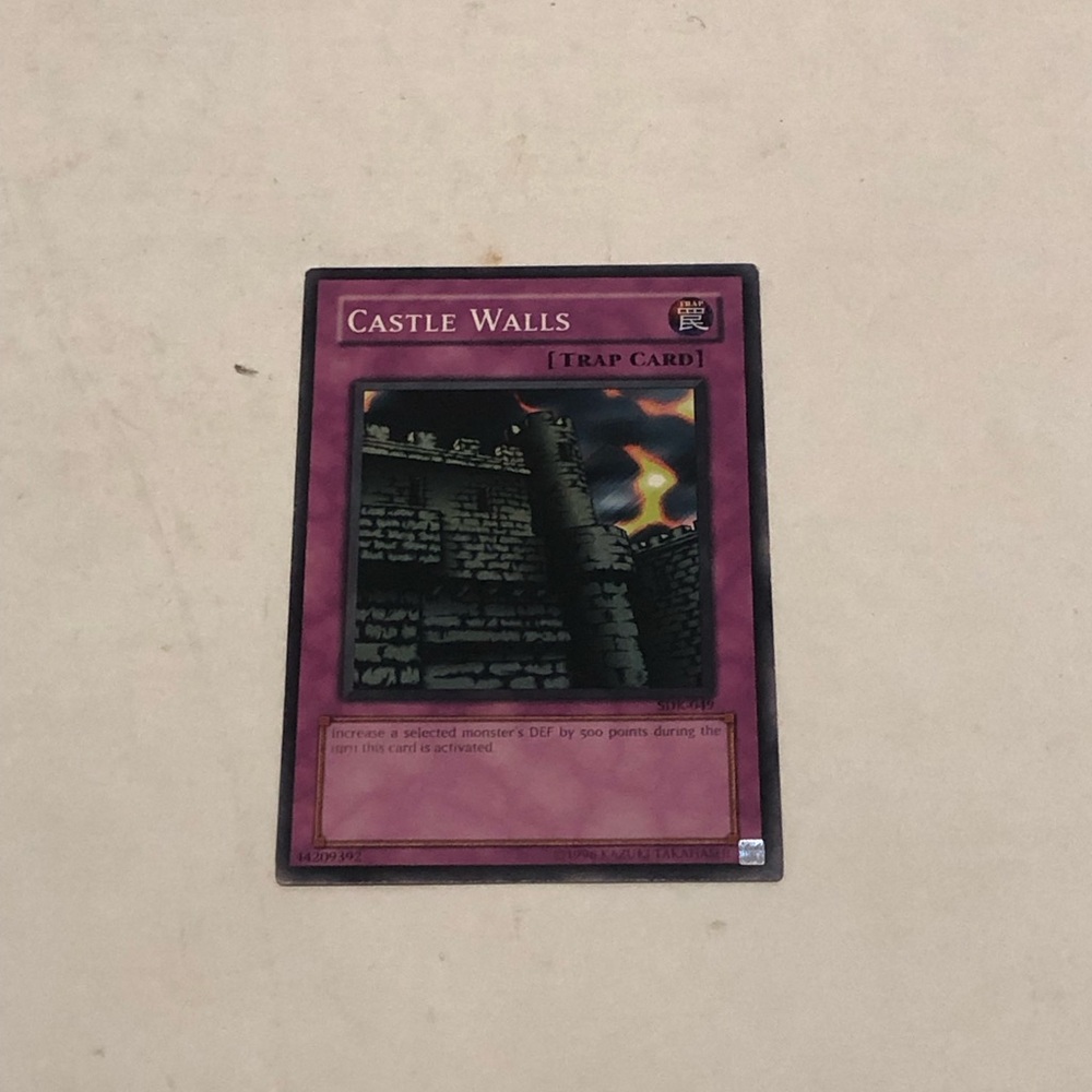 Yugioh Castle Walls Trap Card